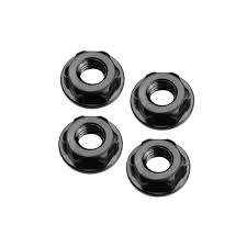 TLR 4mm Low Profile Serrated Nuts (4)
