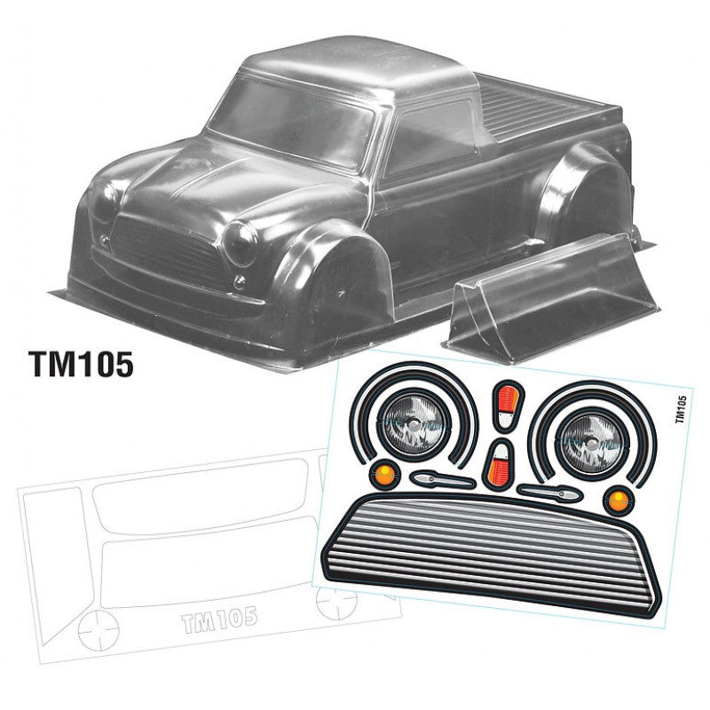 Team C 1:10 Mini Truck, WB 225mm, Width 165mm, Suit Tamiya Mini
