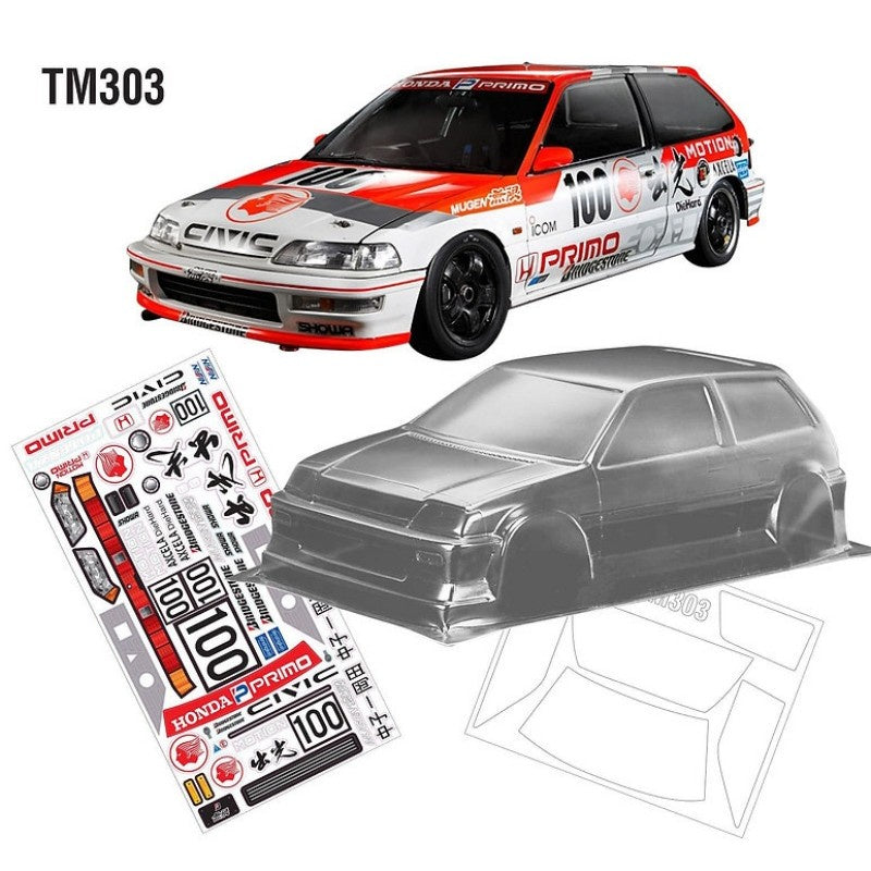 Team C 1/10 MINI M Chassis HONDA CIVIC 3rd Gen