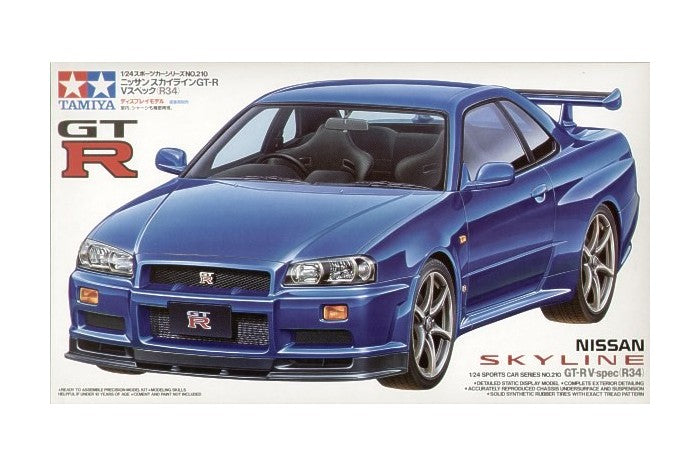 Tamiya 1:24 Skyline GTR V-Spec R34