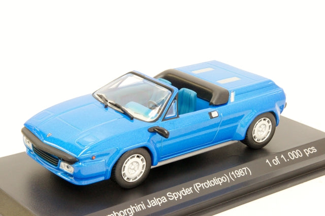 WB 1:43 1987 Lamborghini Jalpa Spyder Prototype Met Blue