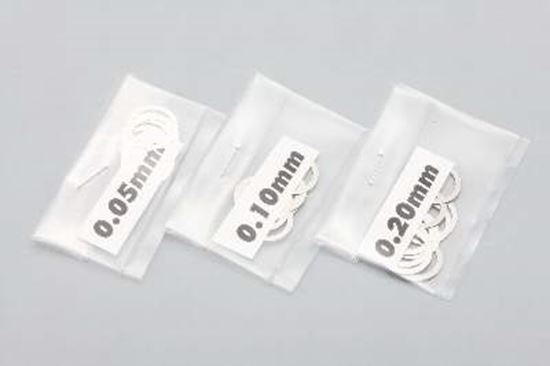 YOKOMO 10.0 Stainless Spacer Sim 0.05 / 0.10 / 0.20mm 10pce Each