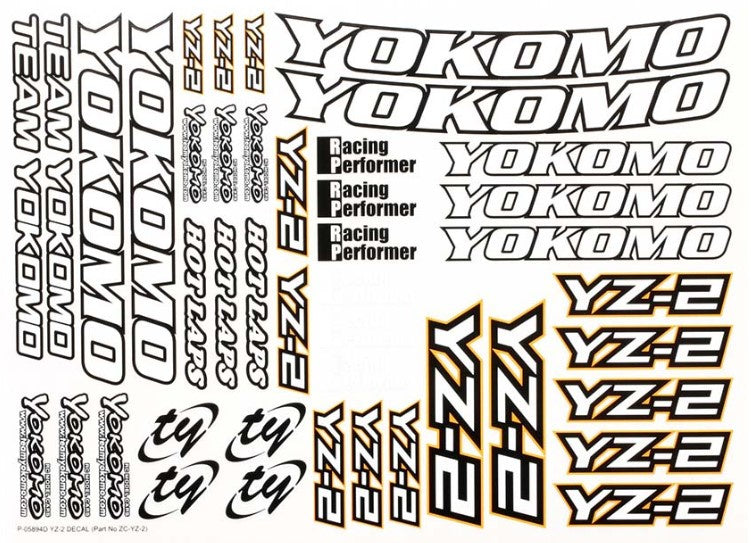 YZ-2 decal sheet