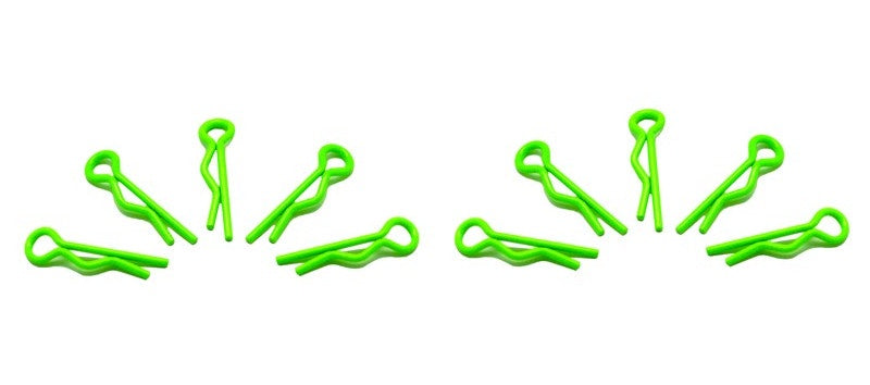 Arrowmax Body Clip 1/10 Fluorescent Green (10)