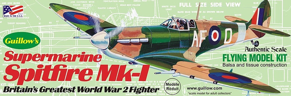 Guillows Rubber Power Spitfire