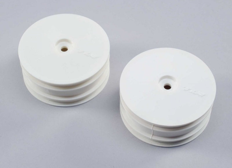 TLR Front Wheels White (2) 22X-4