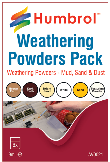 Humbrol Weathering Powders Pack