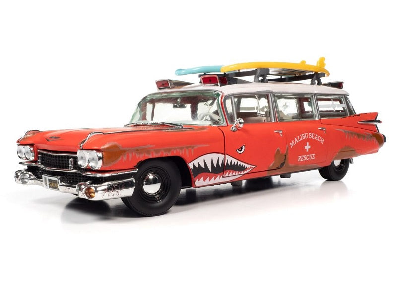 AW 1:18 1959 Cadillac Ambulance Surf Shark