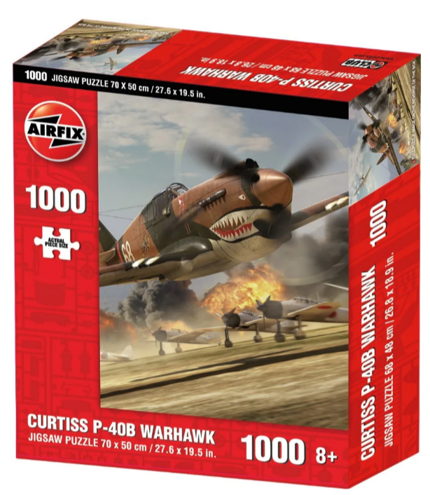 Airfix 1000 pce Puzzle Curtiss P-40B Warhawk
