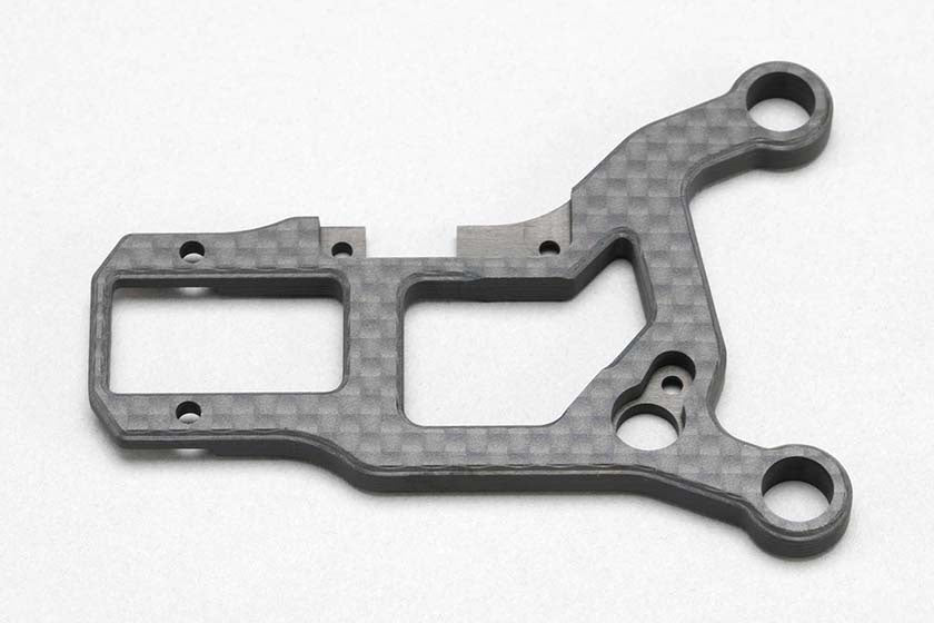 Graphite Lightweight front lower suspension arm (left) +0.5mm for BD12/11