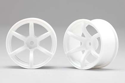Yokomo RP-6213W6 RP 6mm Offset  6spoke Zero1 (White)