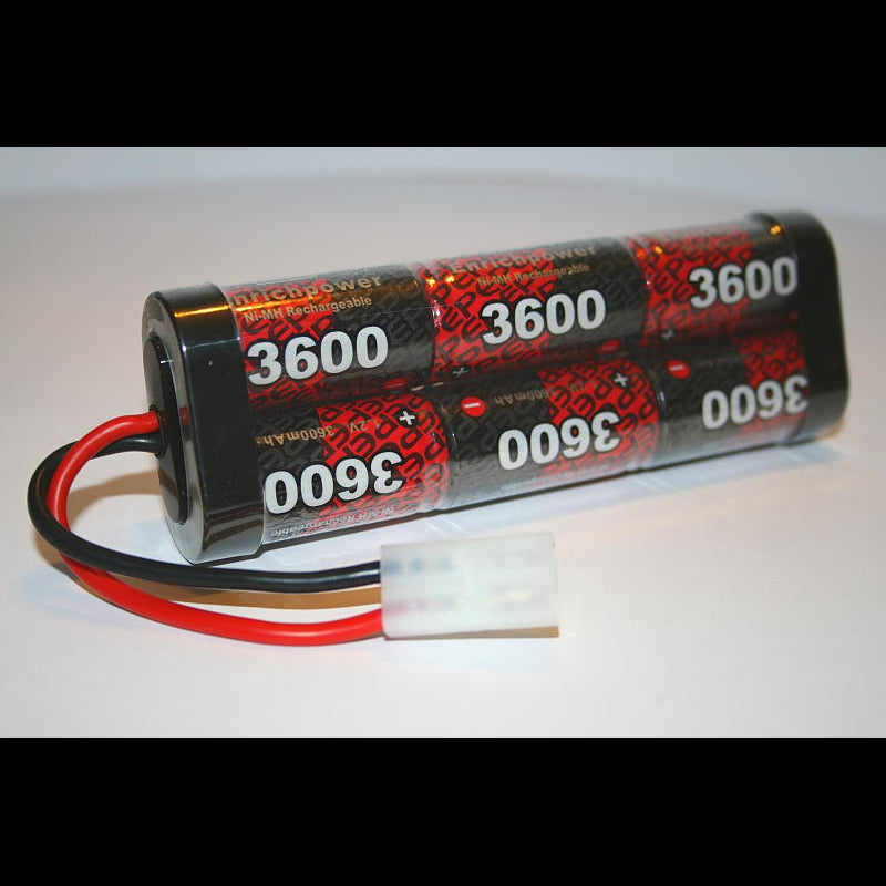 EP NiMH 3600mAh 7.2V w/ Tamiya Plug
