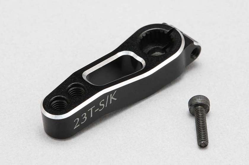 Y2-204323 Aluminum 23mm Clamp servo horn for YD-2 Slide rack (23T Sanwa/KO)