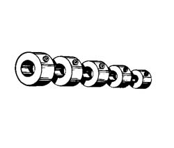 Dubro 1/16" Plated Brass Dura-Collars