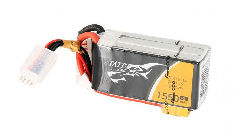Tattu 1550mAh 14.8V 45C LiPO Battery