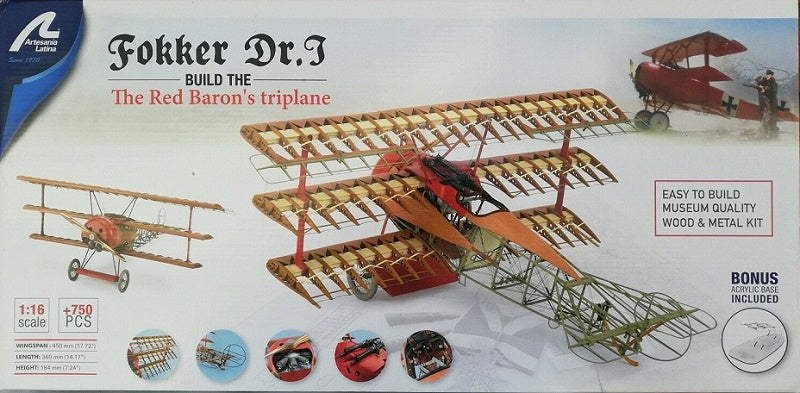 AL 1:16 Fokker DR.1 Triplane 'Red Baron'