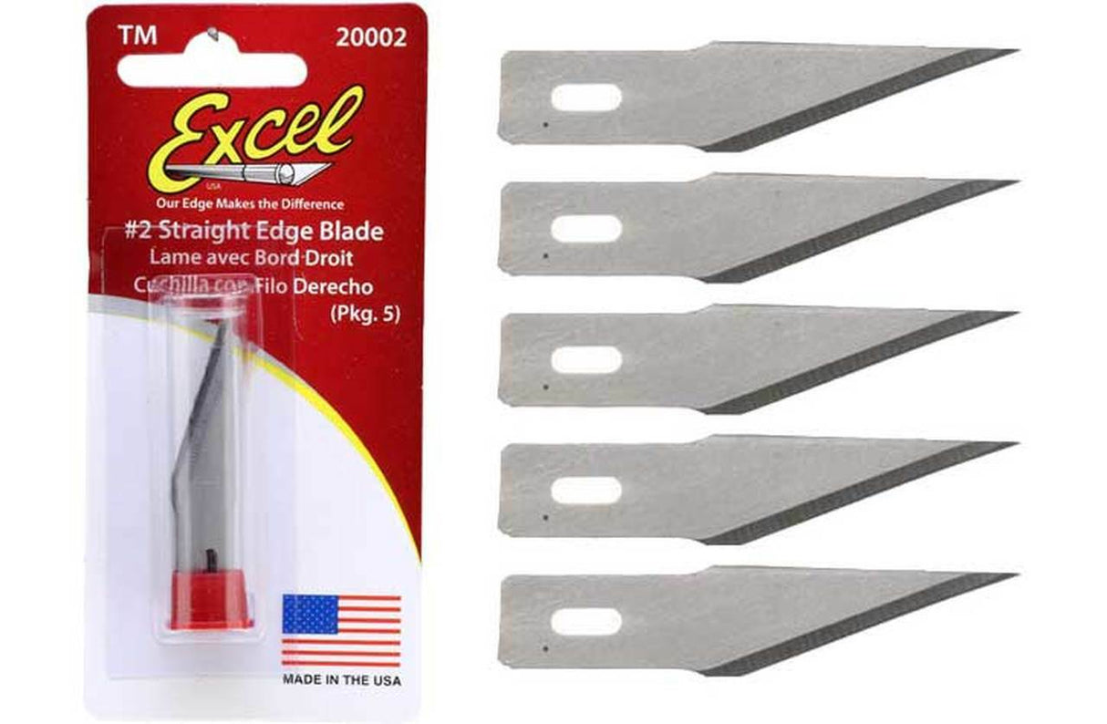Excel #2 Straight Edged Blades