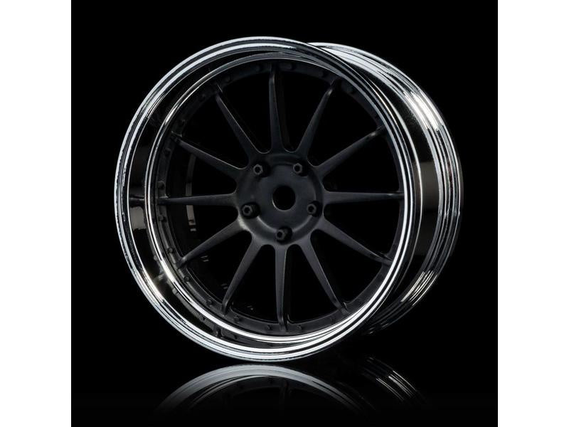 MST 1:10 Multi Spoke Black O/Set Changeable