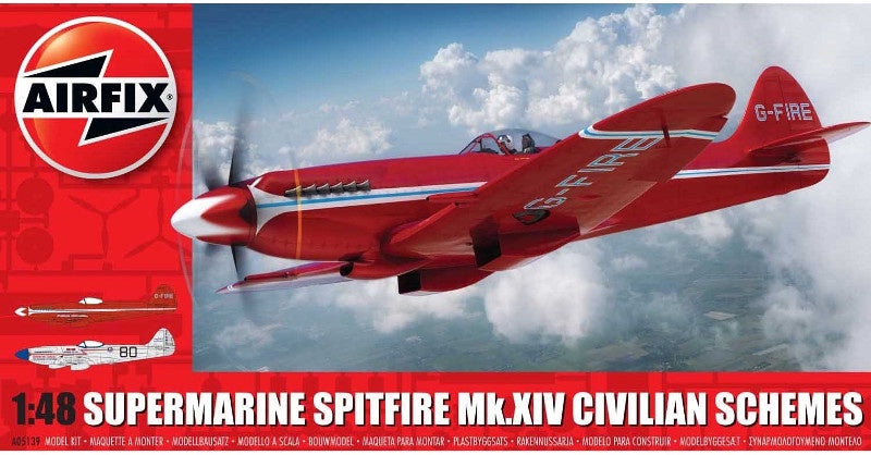 Airfix 1:48 Supermarine Spitfire Mk.XIV Civilian Scheme