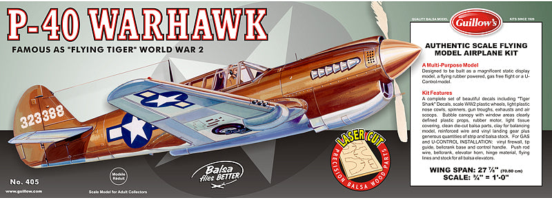 Guillows P40 Warhawk