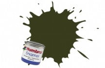Humbrol Enamel 163 Satin Dark Green