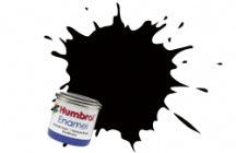 Humbrol Enamel 201 Metallic Black