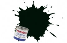 Humbrol Enamel 91 Matt Black Green