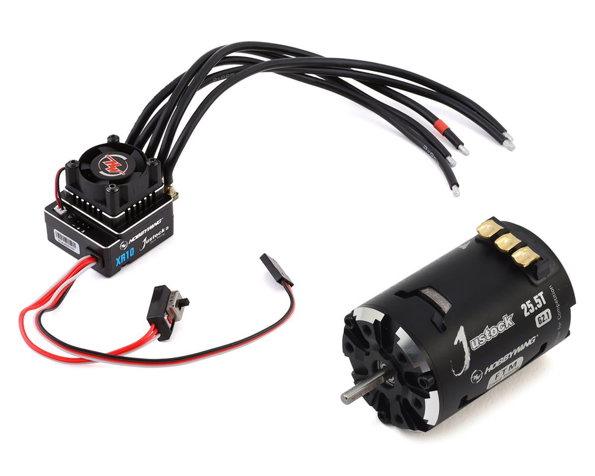 Hobbywing XR10 Justock G3 Sensored Brushless ESC/SD G2.1 Motor Combo (25.5T)