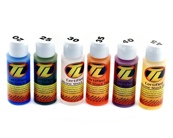 TLR Silicone Shock Oil Six Pack