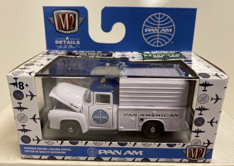 M2 1:64 1956 Ford F-100 Truck Pan Am