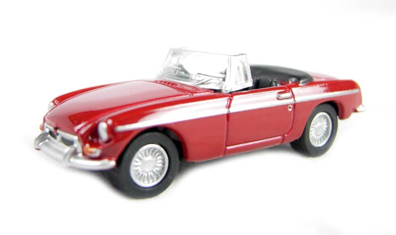 Oxford 1:76 MGB Roadster Tartan Red