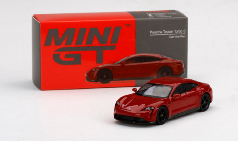 MGT 1:64 Porsche Taycan Turbo S Carmine Red