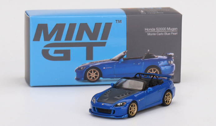 MGT 1:64 Honda S2000 Mugen Monte Carlo Blue Pearl