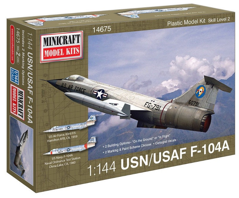 Minicraft 1:144 USN/USAF F-104A