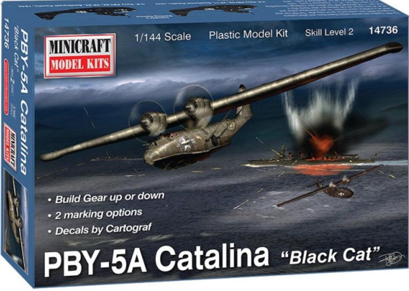 Minicraft 1:144 PBY-5A Catalina "Black Cat"