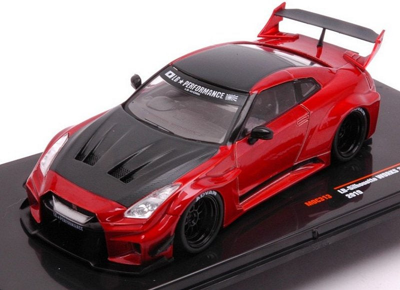 Ixo 1:43 2019 Nissan 35GT-RR LB Works Met. Red/Black