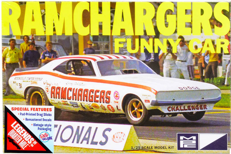 MPC 1:25 Ramcharger Dodge Challenger Funny Car