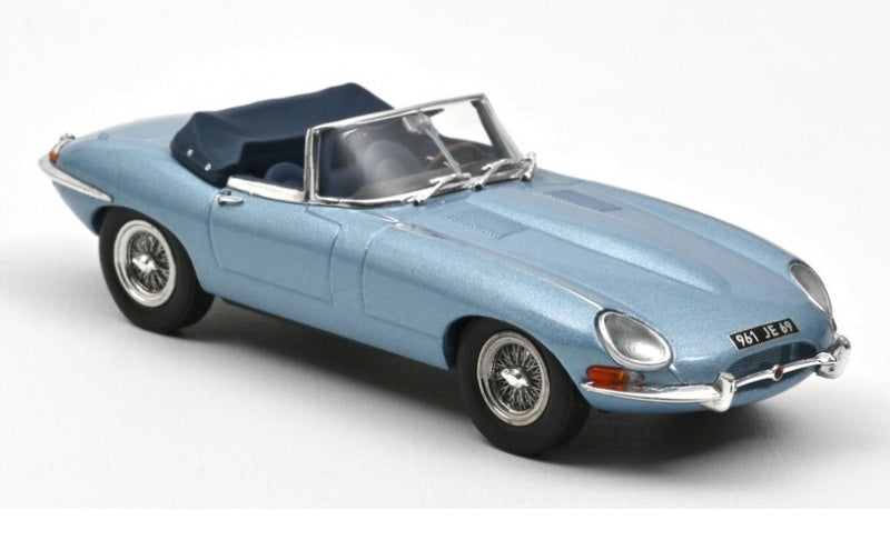 Norev 1:43 1961 Jaguar E Type DHC Light Blue Met.