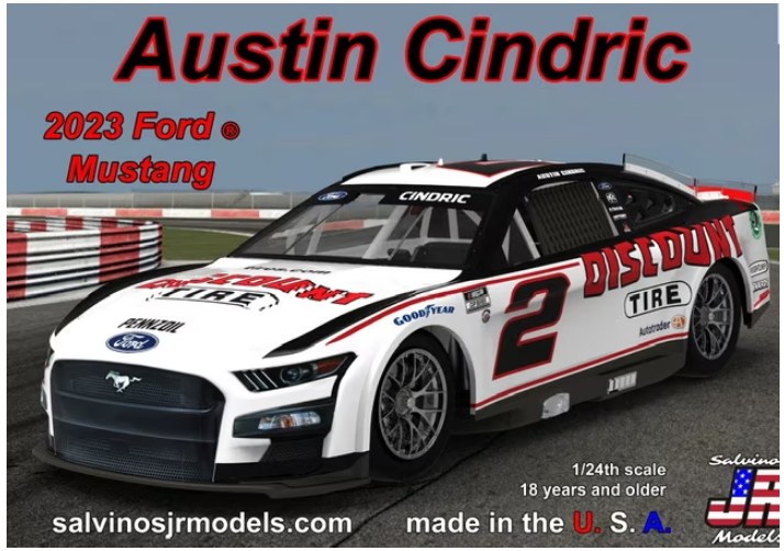 Salvino's JR 1:24 2023 Ford Mustang A. Cinric