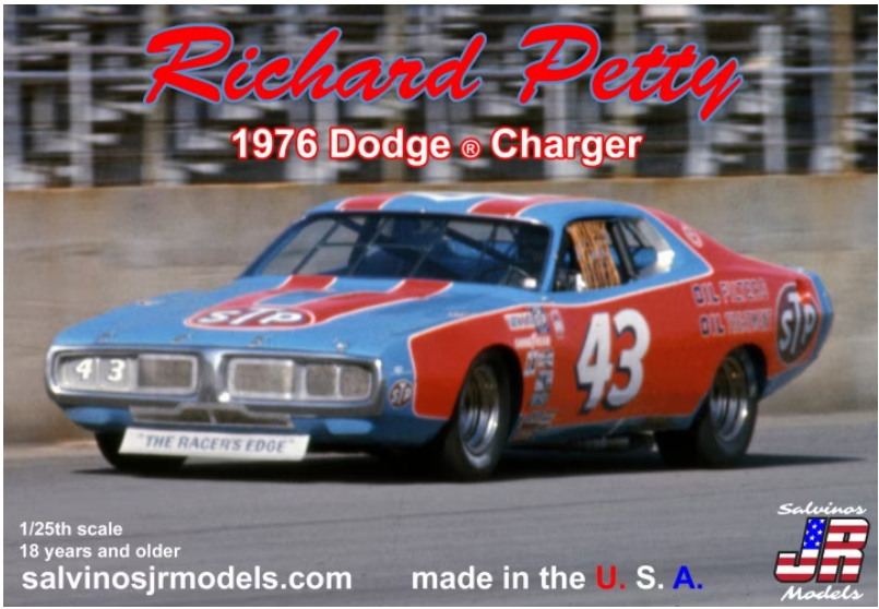 Salvino's JR 1:25 1976 STP Dodge Charger R. Petty
