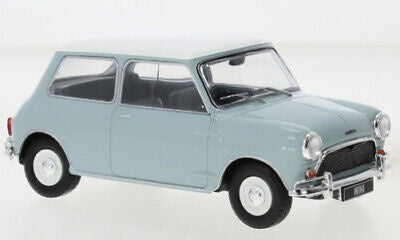 WB 1:24 Austin Mini Cooper S Blue/White