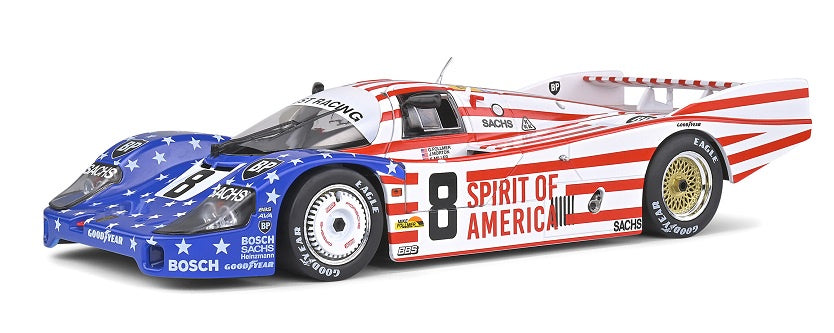 Solido 1:18 Porsche 956 LH LM 1986 Spirit of America