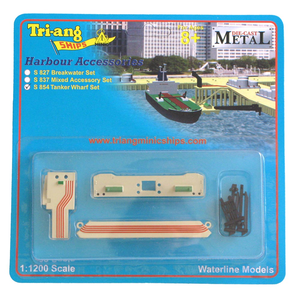 Triang Ship Tanker Wharf Set
