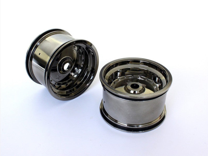 Kyosho Scorpion RR Wheels Black Chrome