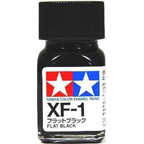 Tamiya XF-1 Enamel 10ml Flat Black