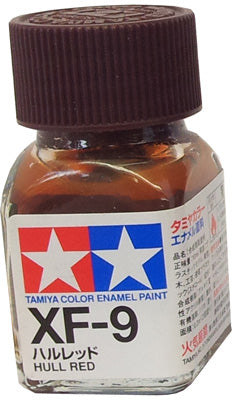 Tamiya XF-9 Enamel 10ml Flat Hull Red
