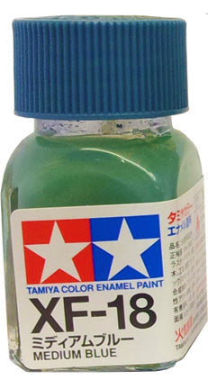 Tamiya XF-18 Enamel 10ml Flat Medium Blue