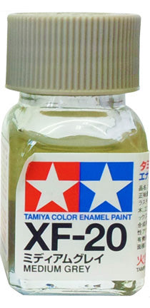 Tamiya XF-20 Enamel 10ml Flat Medium Grey