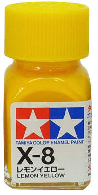 Tamiya X-8 Enamel 10ml Lemon Yellow