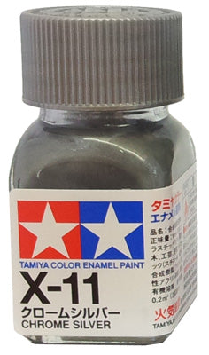 Tamiya X-11 Enamel 10ml Chrome Silver